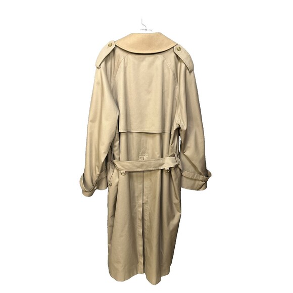 Burberrys of London Trench Coat Beige with Removable Liner Sz 44 Long - Picture 2 of 16